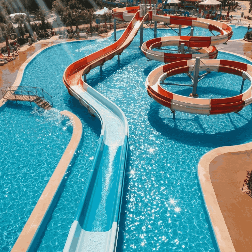Aquapark güvenlik zemini