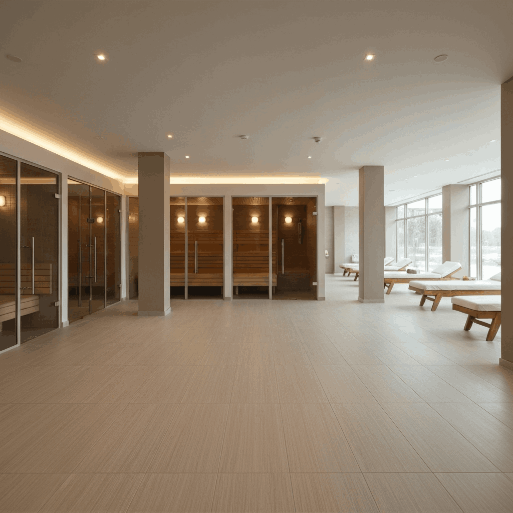 Spa wellness merkezi zemin